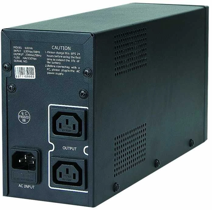 Gembird „EnerGenie“ | Nepertraukiamo maitinimo šaltinis (UPS) UPS-PC-652A su AVR | 650 VA | 220 V | 220 V
