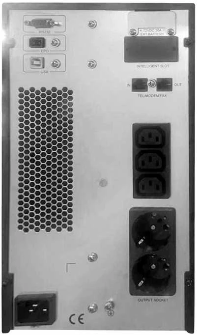 Gembird ENERGENIE EG-UPSO-2000 Online UPS 2000VA 2x Schuko + 3x IEC socket