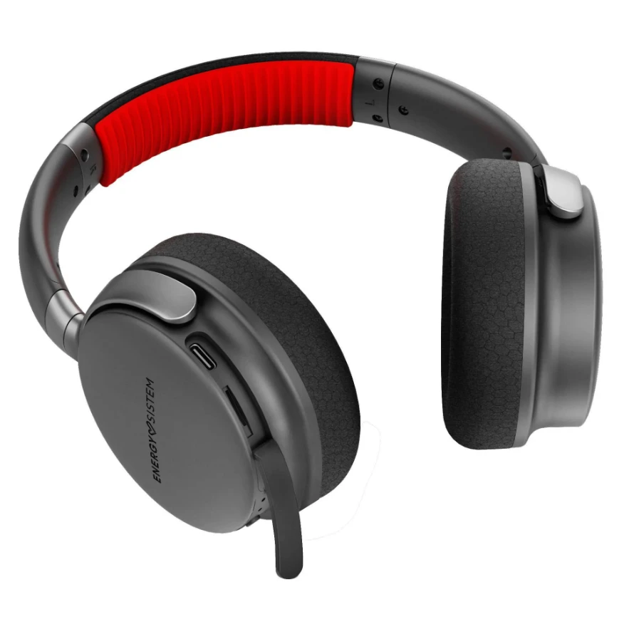 Energy Sistem Ausinės | Power Sport | Su mikrofonu | Bluetooth | Juodas/Raudona