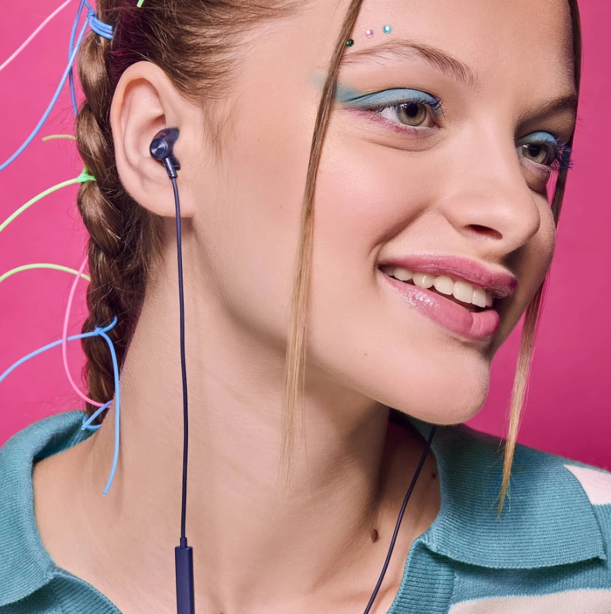Ausinės Energy Sistem su laidu Earphones | EasyPods | Su mikrofonu | 3.5 mm jack | Indigo
