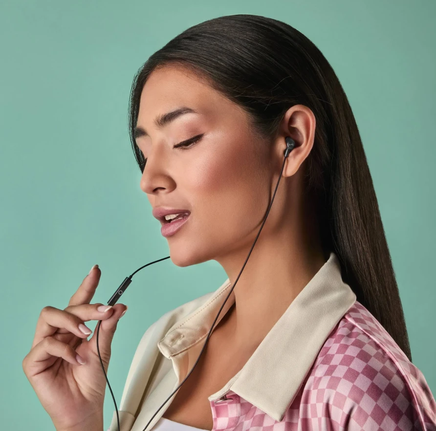 Ausinės Energy Sistem su laidu Earphones | EasyPods Type C | Su mikrofonu | USB-C | Space