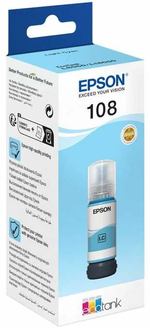 Epson 108 EcoTank | Rašalo butelis | Šviesiai žalsvai mėlyna