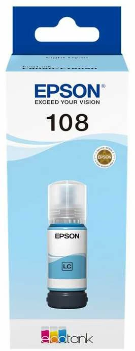 Epson 108 EcoTank | Rašalo butelis | Šviesiai žalsvai mėlyna