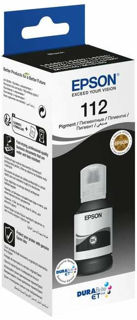 Epson 112 EcoTank pigmentas | C13T06C14A | Rašalo butelis | Juodas