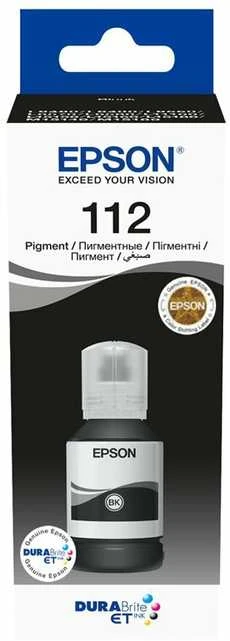 Epson 112 EcoTank pigmentas | C13T06C14A | Rašalo butelis | Juodas