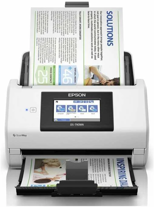 Skeneris Epson | Aukščiausios kokybės tinklo skaitytuvas | Darbo jėgos DS-790WN | Spalva | Bevielis