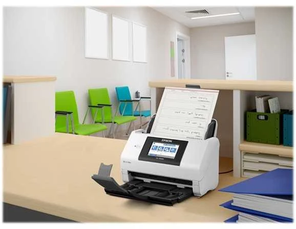 Skeneris Epson | Aukščiausios kokybės tinklo skaitytuvas | Darbo jėgos DS-790WN | Spalva | Bevielis