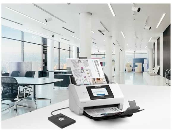 Skeneris Epson | Aukščiausios kokybės tinklo skaitytuvas | Darbo jėgos DS-790WN | Spalva | Bevielis