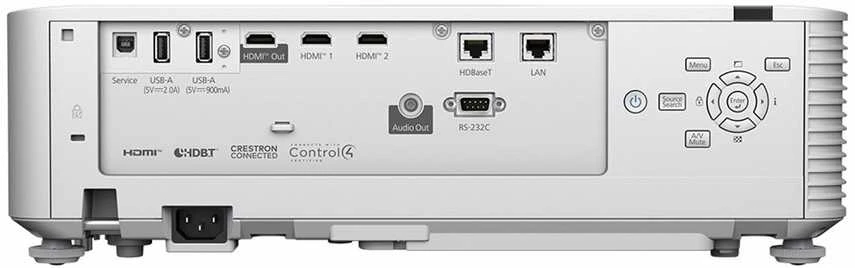 Epson | EB-L790U | WUXGA (1920x1200) | 7300 ANSI lumens | Baltas