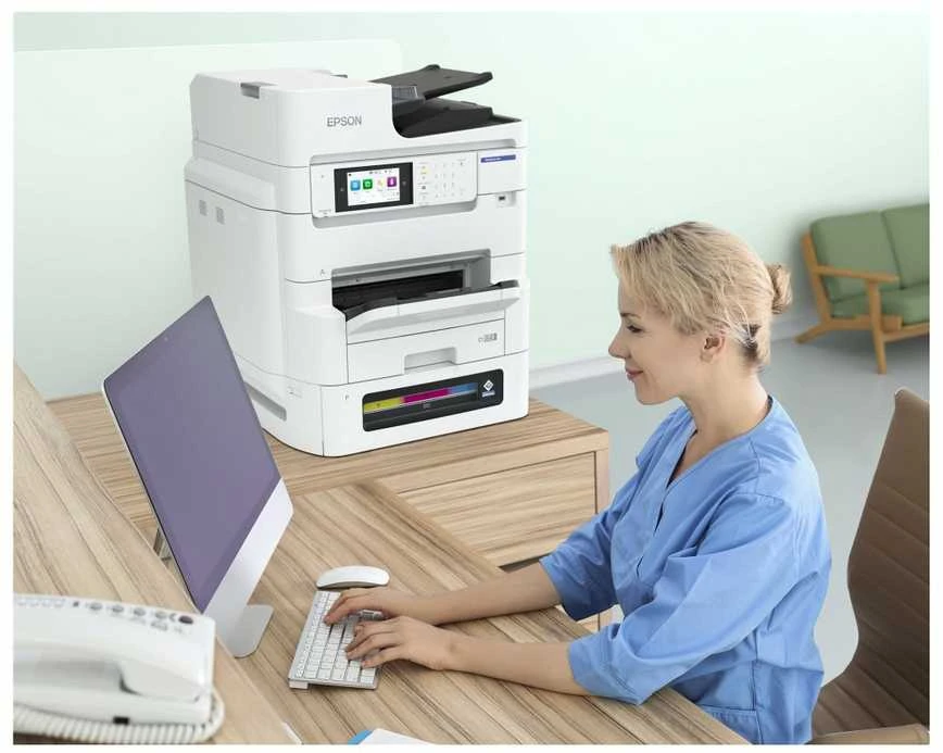 Spausdintuvas Epson | Daugiafunkcinis printers | WorkForce Pro EM-C8101RDWF | Inkjet | Spalvotas | A4 | Wi-Fi | Baltas