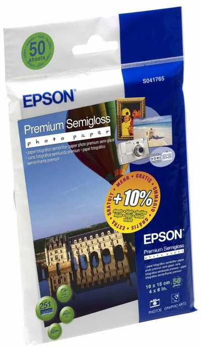 Epson Premium, 100 x 150 mm, 251g/m² fotopopierius