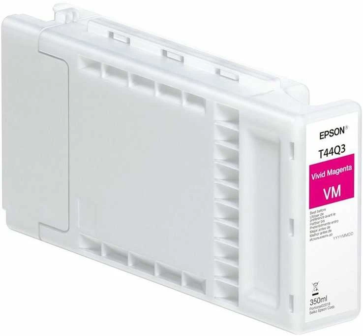 Epson Singlepack Vivid Magenta T44Q34N UltraChrome PRO 12 350ml | Epson Singlepack UltraChrome PRO 12 | T44Q3 | Rašalo kasetė | Ryški purpurinė
