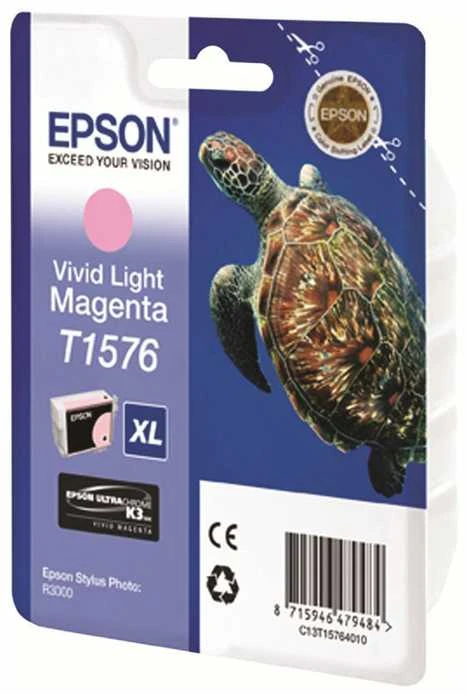 Epson T1576 Vivid Light Magenta | Šviesiai purpurinė