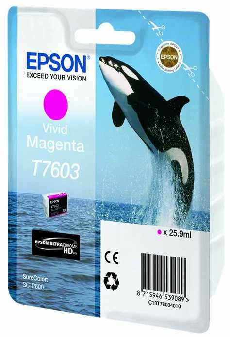 Epson T7603 | Rašalo kasetė | Magenta