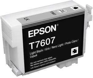 Epson T7607 | Ink Cartridge | Light Juodas