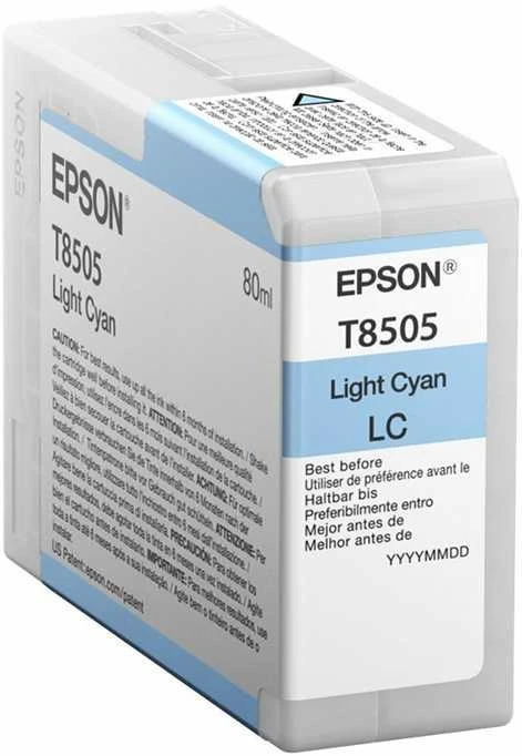 Epson T8505 | Rašalo kasetė | Šviesiai žalsvai mėlyna