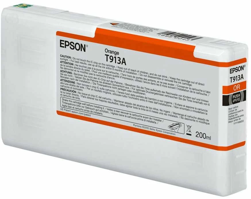 Epson T913A | Cartridge | Oranžinis