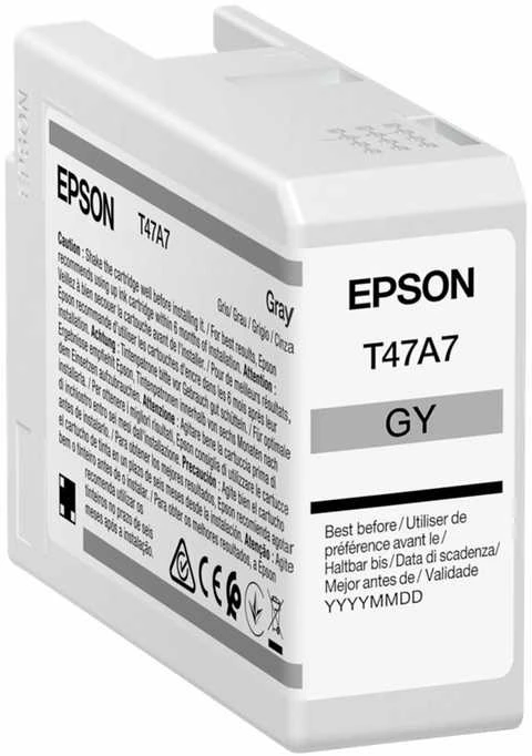 EPSON Singlepack Pilkas T47A7 UltraChrome Pro 10 rašalas, 50 ml