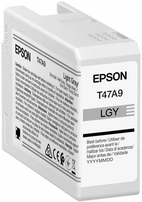 Epson UltraChrome Pro 10 rašalas | T47A9 | Rašalo kasetė | Šviesiai pilka