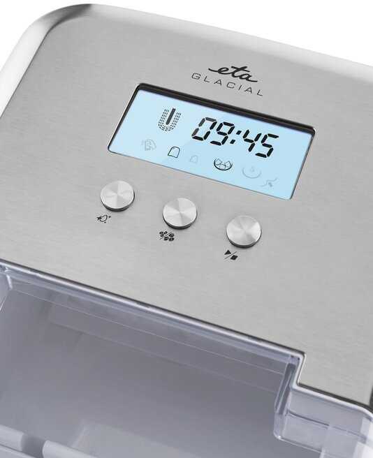 Virtuvinės svarstyklės ETA | Ice Maker | ETA878490000 | Power 120 W | Capacity 2.1 L | Stainless Steel