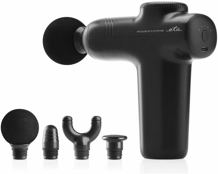 Mini masažinis pistoletas ETA 1660 90000, Juodas