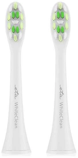 ETA | Dantų šepetėlis replacement | WhiteClean ETA070790400 | Heads | Suaugusiems | Šepetėlių skaičius galvutės įeina 2 | Number of teeth brushing modes Does not apply | Baltas