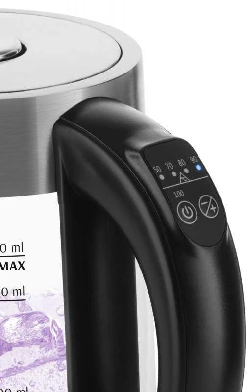 Virtuvinės svarstyklės ETA Virdulys | ETA515490000 CRYSTELA DIGI II | Elektrinis | 2200 W | 1,7 l | Stiklas | 360° sukamasis pagrindas | Stiklas