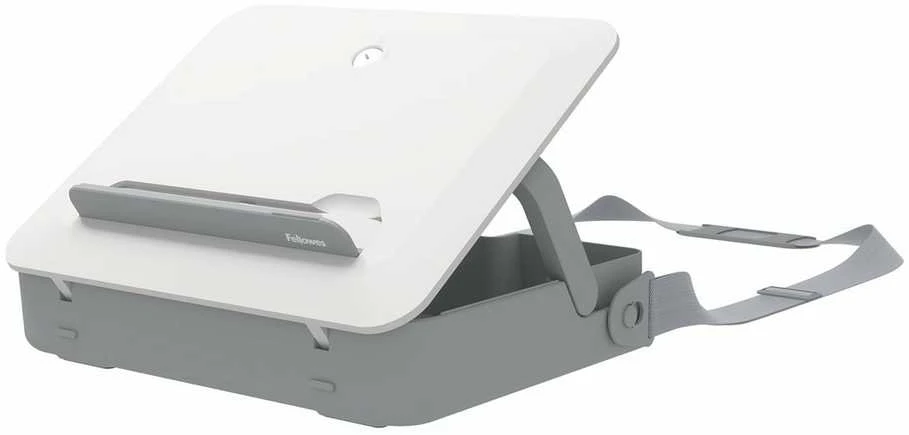 Fellowes | Breyta 2in1 Nešiojamas kompiuteris Carry Case/Nešiojamas kompiuteris Riser | 384 x 308 x 89 mm | Baltas