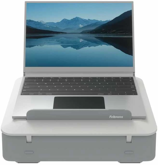 Fellowes | Breyta 2in1 Nešiojamas kompiuteris Carry Case/Nešiojamas kompiuteris Riser | 384 x 308 x 89 mm | Baltas
