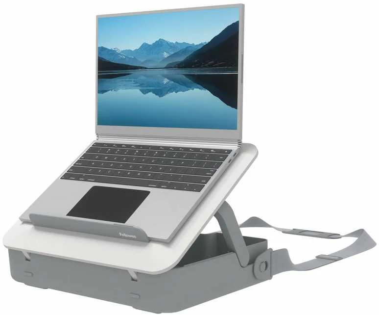 Fellowes | Breyta 2in1 Nešiojamas kompiuteris Carry Case/Nešiojamas kompiuteris Riser | 384 x 308 x 89 mm | Baltas