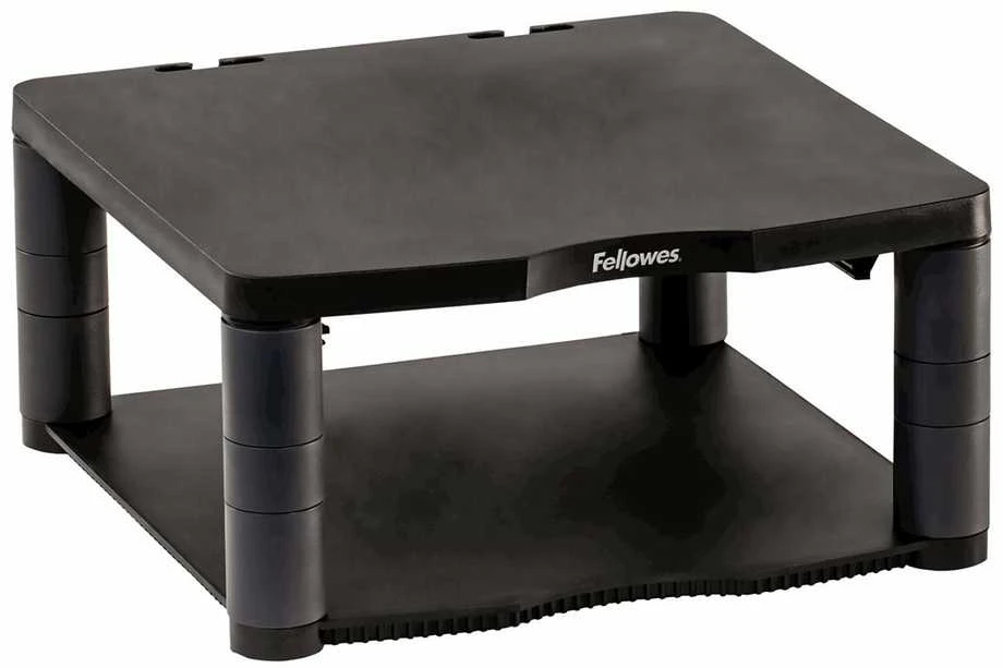 Laikiklis Fellowes Monitoriaus stovas kolegos Premium, Juoda/grafitas