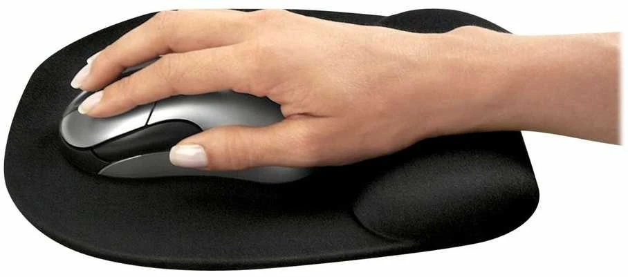 Kilimėlis pelei gelinis su atrama riešui Fellowes Memory Foam, juodas 0407-018
