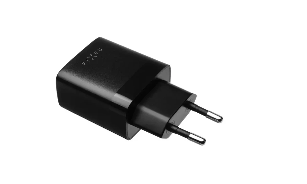 Fixed Fiksuotas | Dvigubas USB kelioninis įkroviklis 17 W ir USB/USB-C laidas | FIXC17N-2UC-BK