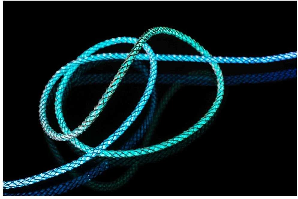 Fixed Fiksuotas USB-C/USB-C su PD palaikymu, 1,2 m, 60 W, „Rainbow“