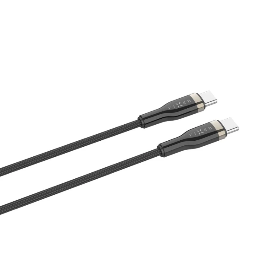 Fixed Ištaisyta | Pintas kabelis USB-C/USB-C, 2m, 100W | FIXDB-CC2-BK