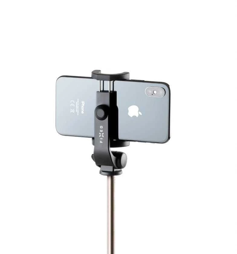 Fixed Fiksuotas | Asmenukės lazda su trikoju Snap Lite | Ne | Bluetooth | Juodas | 56 cm | Aliuminio lydinys | Tinka: Telefonams nuo 50 iki 90 mm pločio; Bluetooth paleidimo diapazonas: 10 m; Selfie lazdos apkrova: 1000 g; Nuimamas Bluetooth nuotolinio valdymo pultas su keičiama baterija | 155 g | Nr