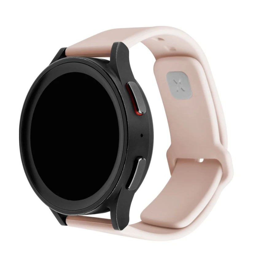Fixed | Sporty Strap Set with Quick Release 20mm for Išmanusis laikrodis | 160-235 mm | Rožinė | Silicone