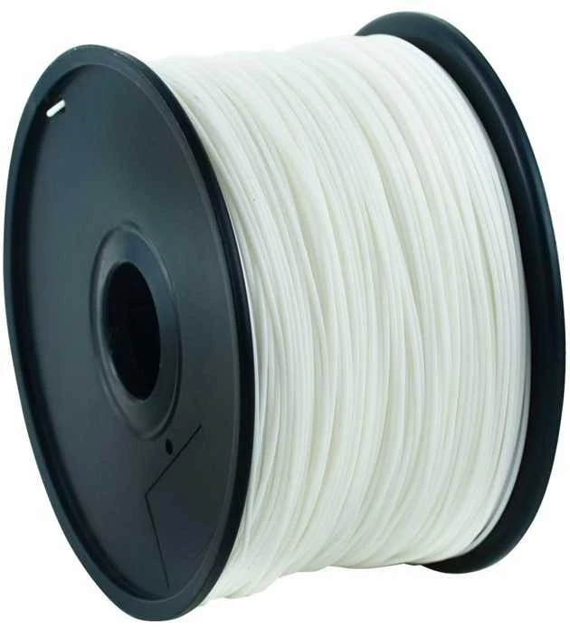 Gembird Flashforge ABS plastikinės gijos | 1,75 mm skersmuo, 1kg/ritė | Baltas