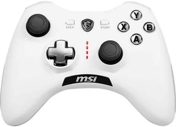 Žaidimų pultelis MSI Force GC20 V2, baltos spalvos