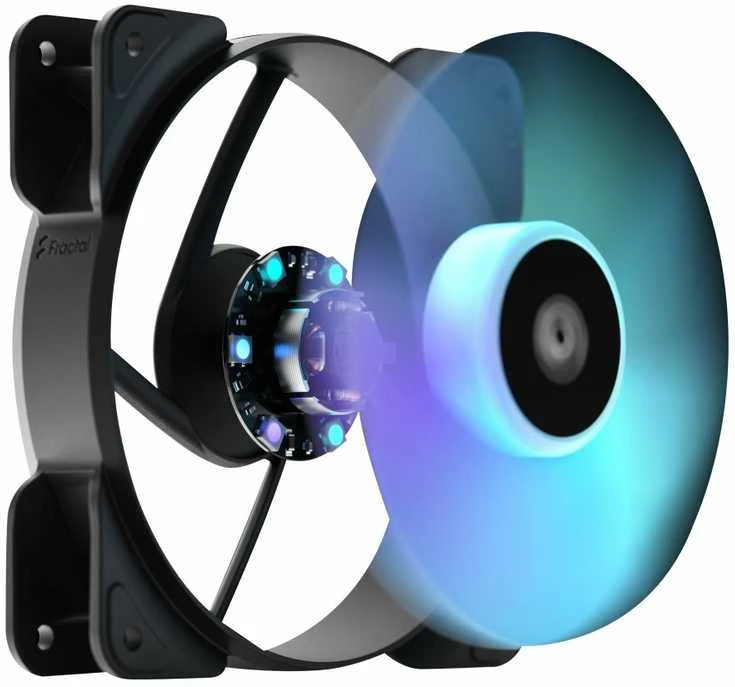 Fractal Design Fraktalų dizainas | Aspect 14 RGB PWM Juodas Frame | Korpuso ventiliatorius