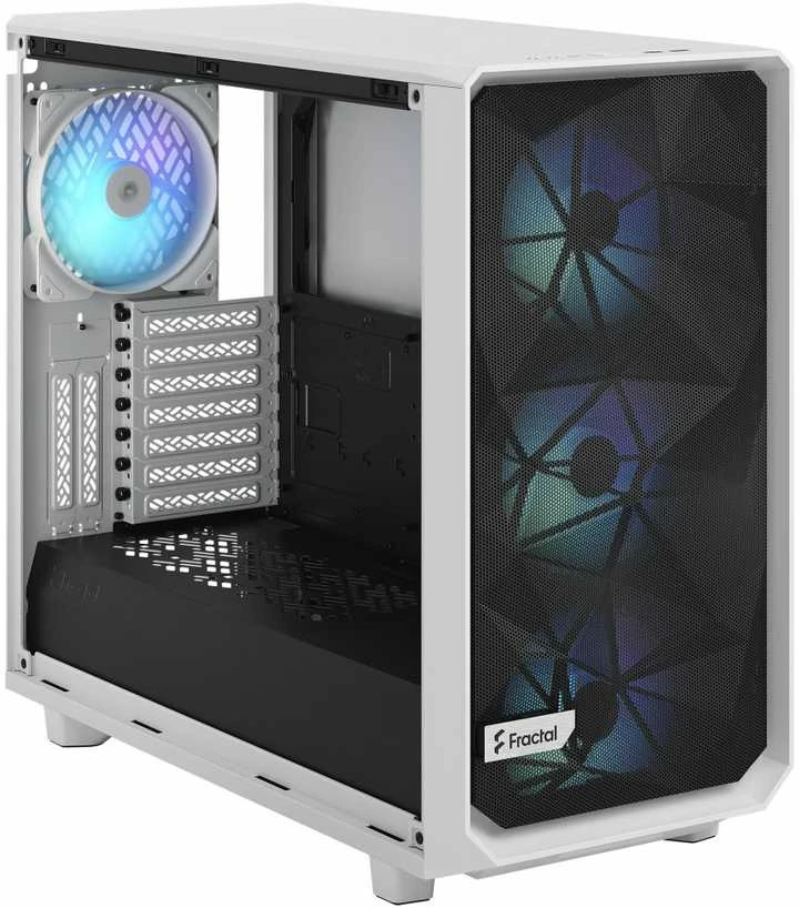 Fractal Design | Meshify 2 RGB TG Clear Tint | Šoninis langas | E-ATX | ATX | Baltas