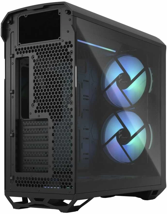 Fractal Design | Torrent Compact RGB TG Light Tint | šoninis langelis | ATX | Juoda