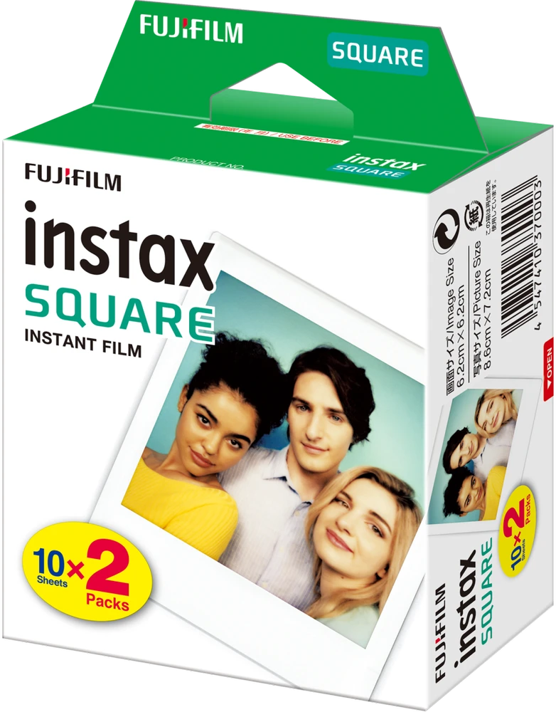FujiFilm Instax Square Glossy (2x10pl) momentinės fotoplokštelės