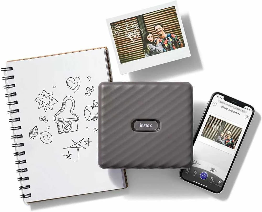 Fujifilm Spausdintuvas instax WIDE Link (MOCHA GRAY)