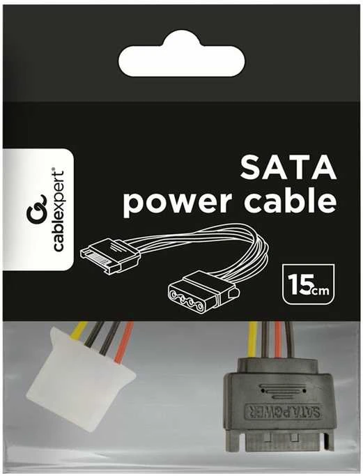 GEMBIRD CC-SATA-PS-M SATA kištukas į Molex kištuką, 15 cm