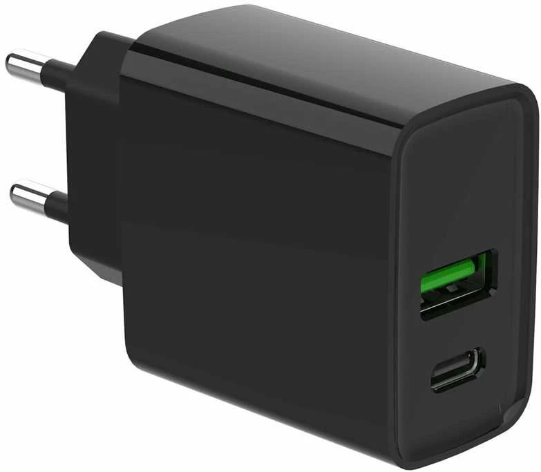 Gembird 2 prievadų 20 W USB greitasis įkroviklis | TA-UC-PDQC20-01-BK