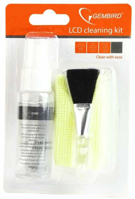 Valiklis Gembird | 3 viename LCD valymo rinkinys | Valymo rinkinys | 30 ml