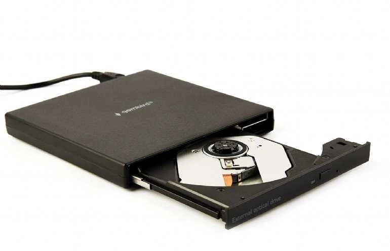 GEMBIRD External USB DVD/CD drive USB 2.0 juodas