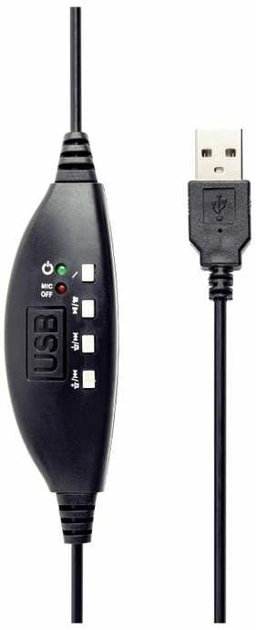 Gembird | MHS-U-001 USB ausinės | su laidu | N/A