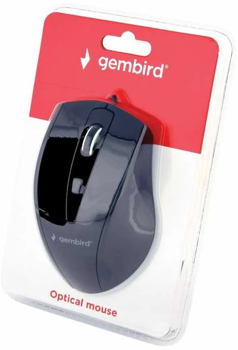Gembird | Pelė | MUS-4B-02 | Standard | USB | su laidu | Juodas